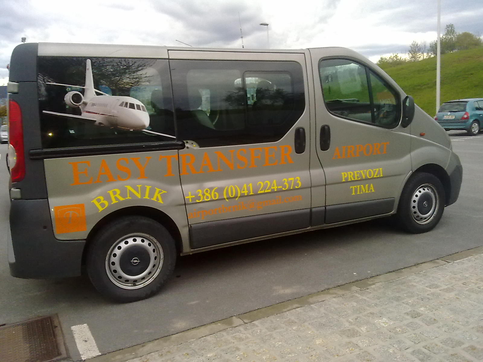 transfer TAXI LJUBLJANA BRNIK letalisce